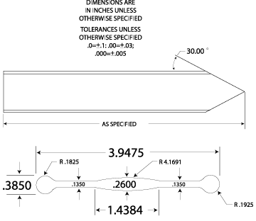 Marking Post Drawing with Measurements